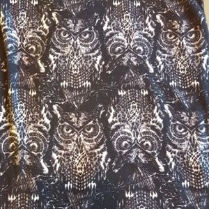EUC LuLaRoe TC owl leggings